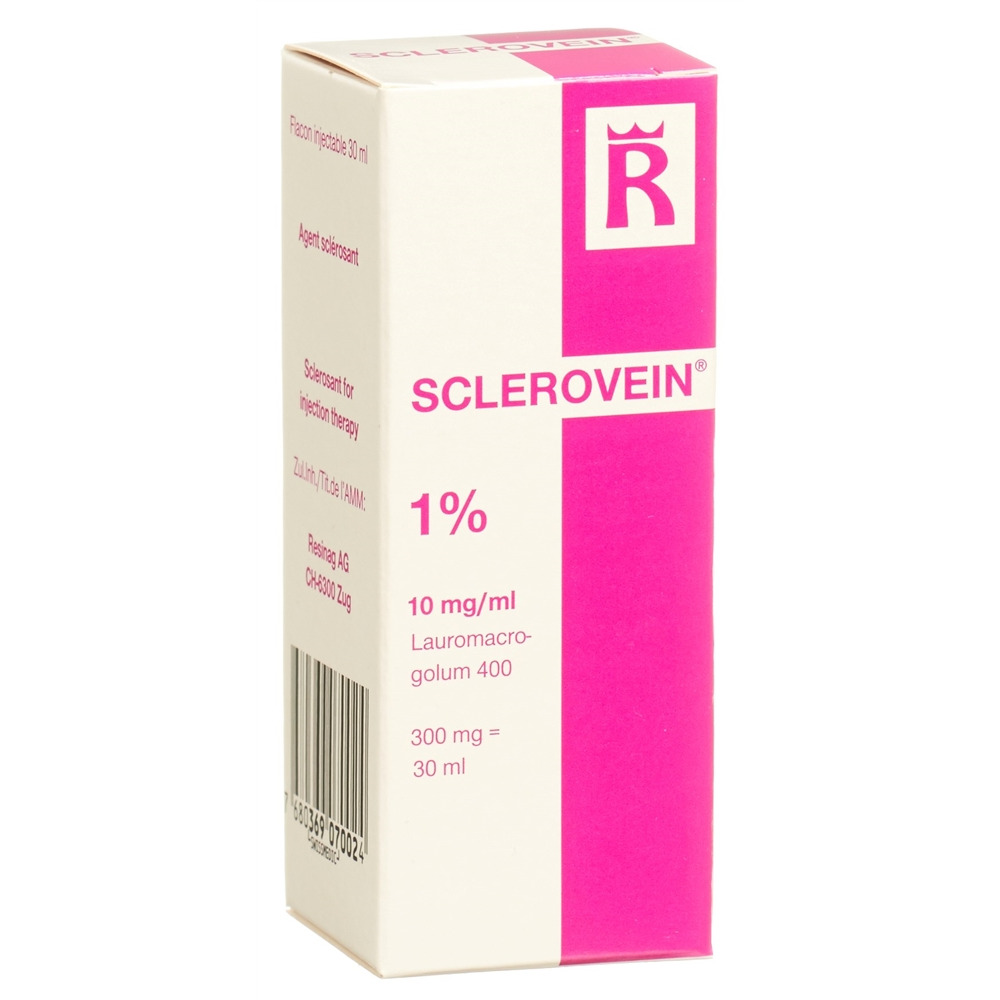 SCLEROVEIN sol inj 1 % i.v. flac 30 ml, image 2 sur 2