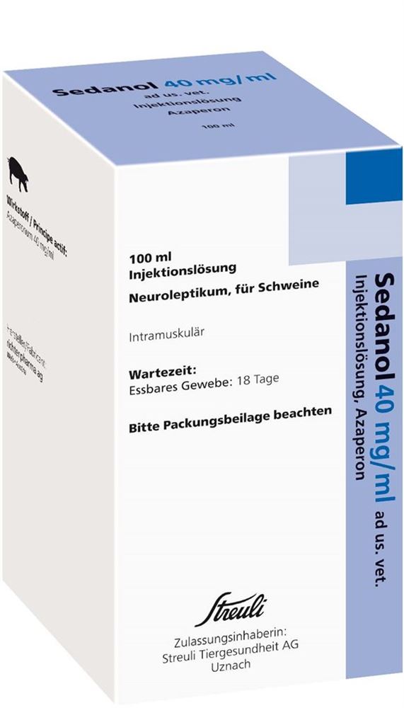 SEDANOL sol inj 40 mg/ml ad us vet. fl 100 ml, image principale
