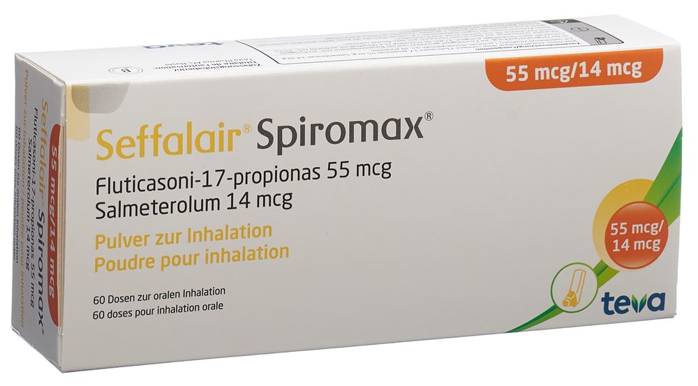 SEFFALAIR Inh Plv 55/14 mcg 60 Dos, Hauptbild