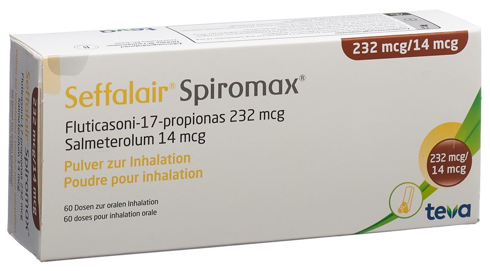 SEFFALAIR pdr inh 232/14 mcg 60 dos, image principale