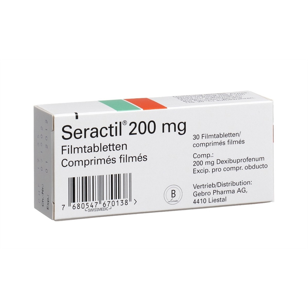 SERACTIL cpr pell 200 mg blist 30 pce, image 2 sur 2