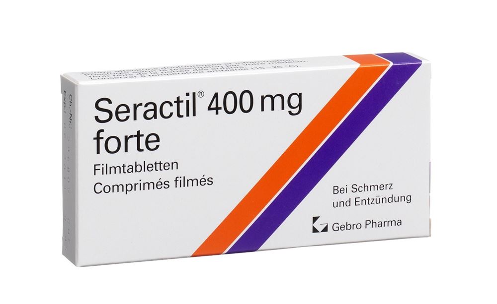 SERACTIL Filmtabl 400 mg forte Blist 10 Stk