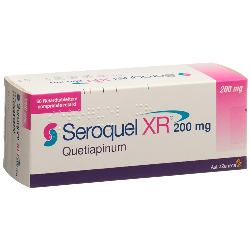 SEROQUEL cpr ret 200 mg blist 60 pce