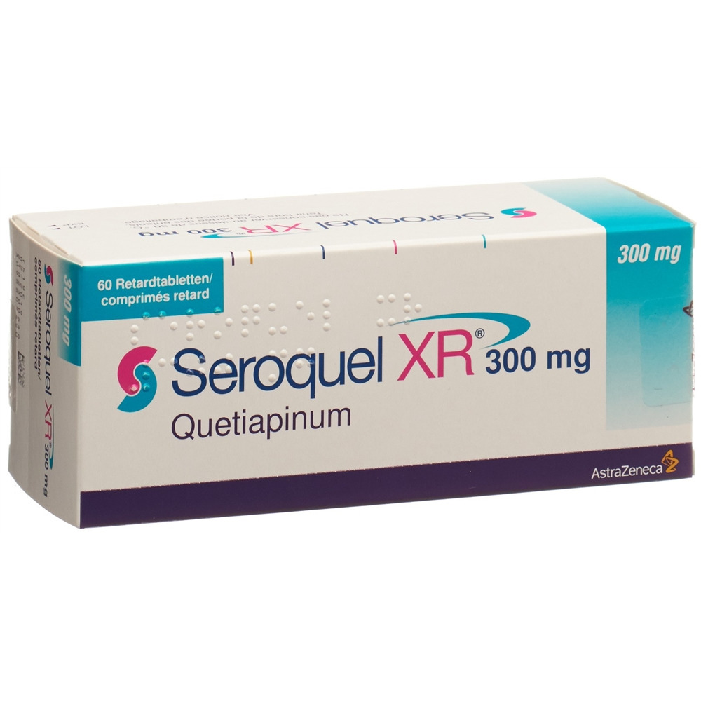 SEROQUEL cpr ret 300 mg blist 60 pce