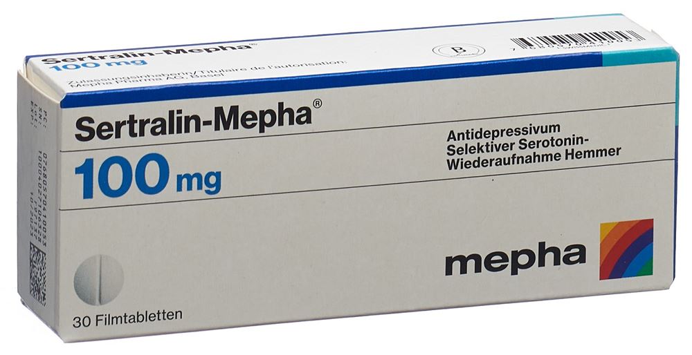 SERTRALINE Mepha 100 mg, Hauptbild