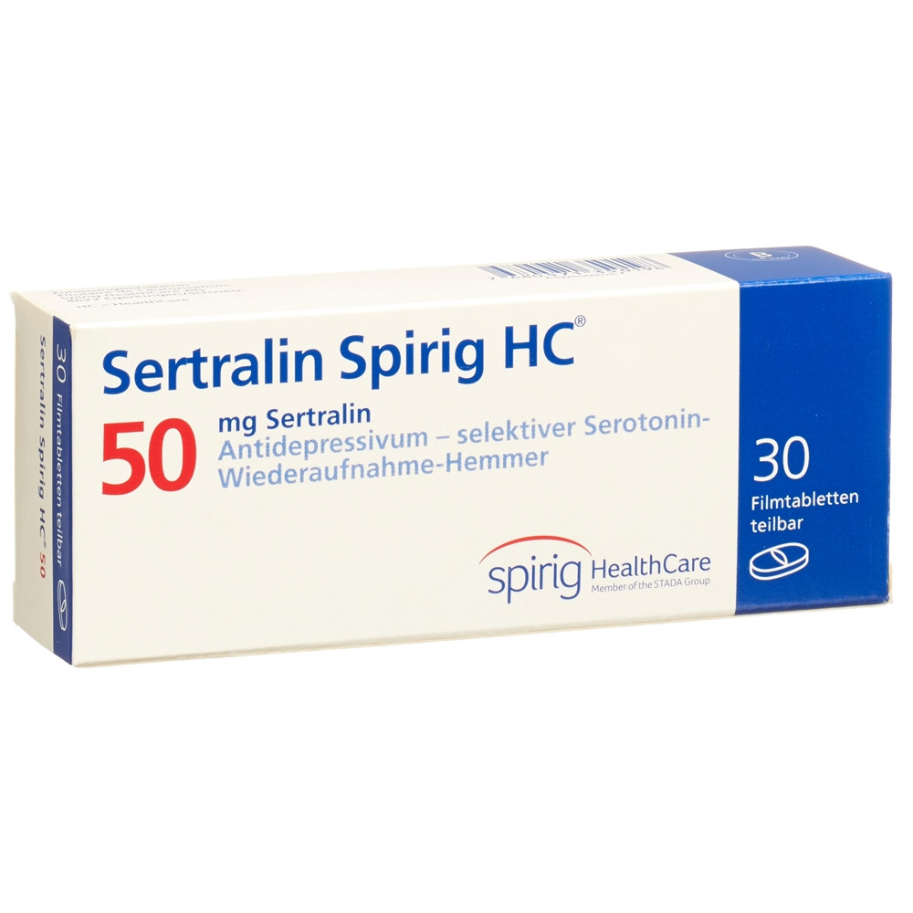SERTRALINE Spirig HC 50 mg, Hauptbild