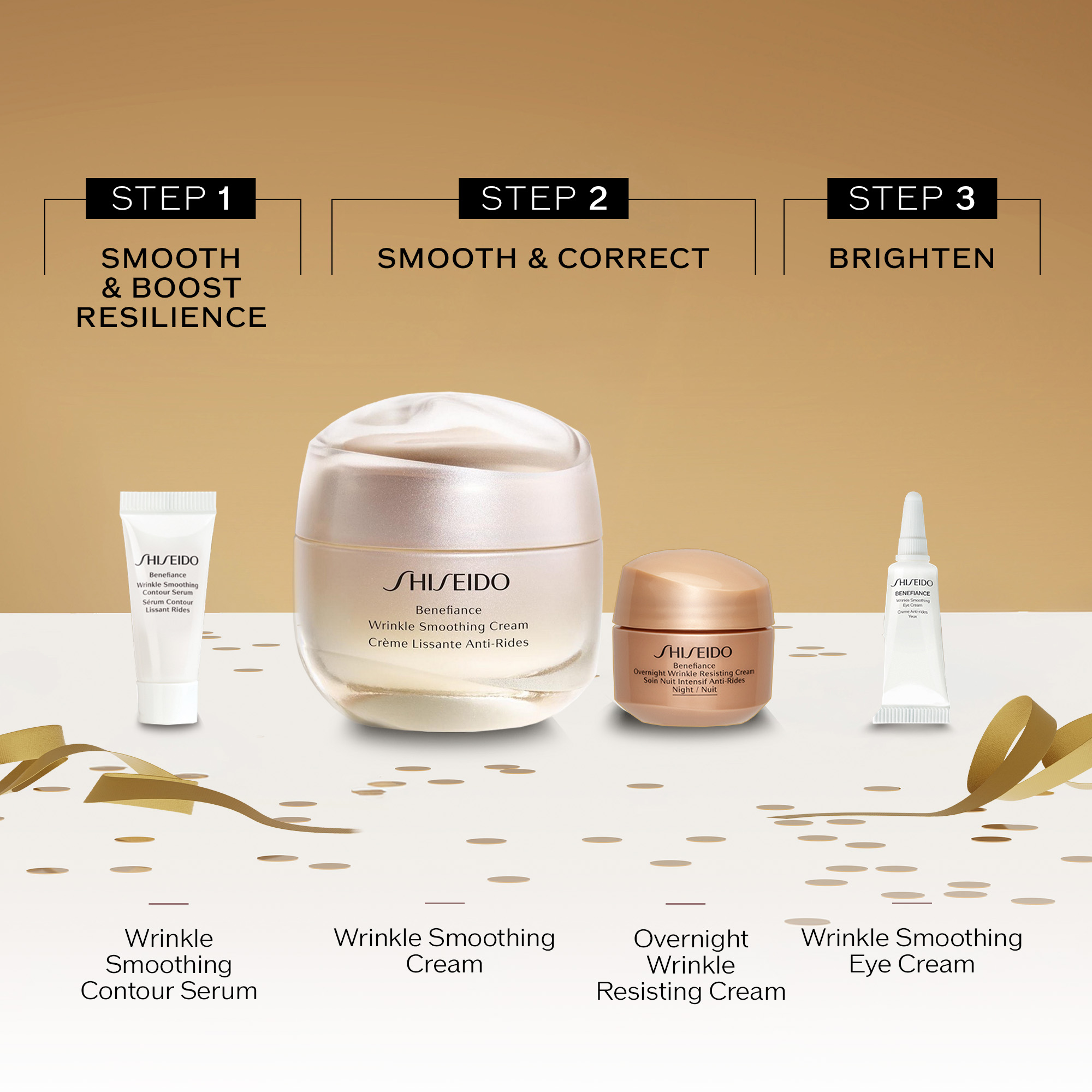 Shiseido Benefiance Cream Holiday Pouch Set, Bild 4 von 5