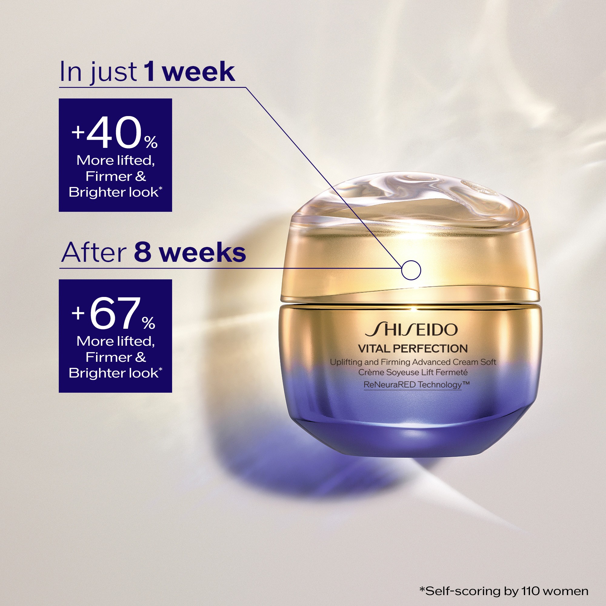 Shiseido Vital Perfection Uplifting and Firming Advanced Cream, Bild 2 von 4