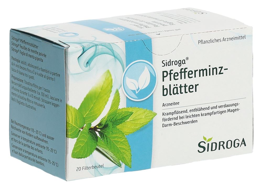 Sidroga feuilles de menthe poivrée, image principale