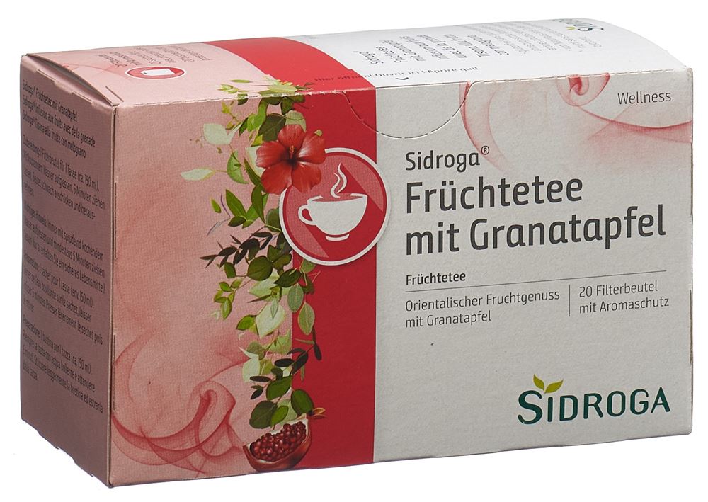 Sidroga Früchtetee mit Granatapfel
