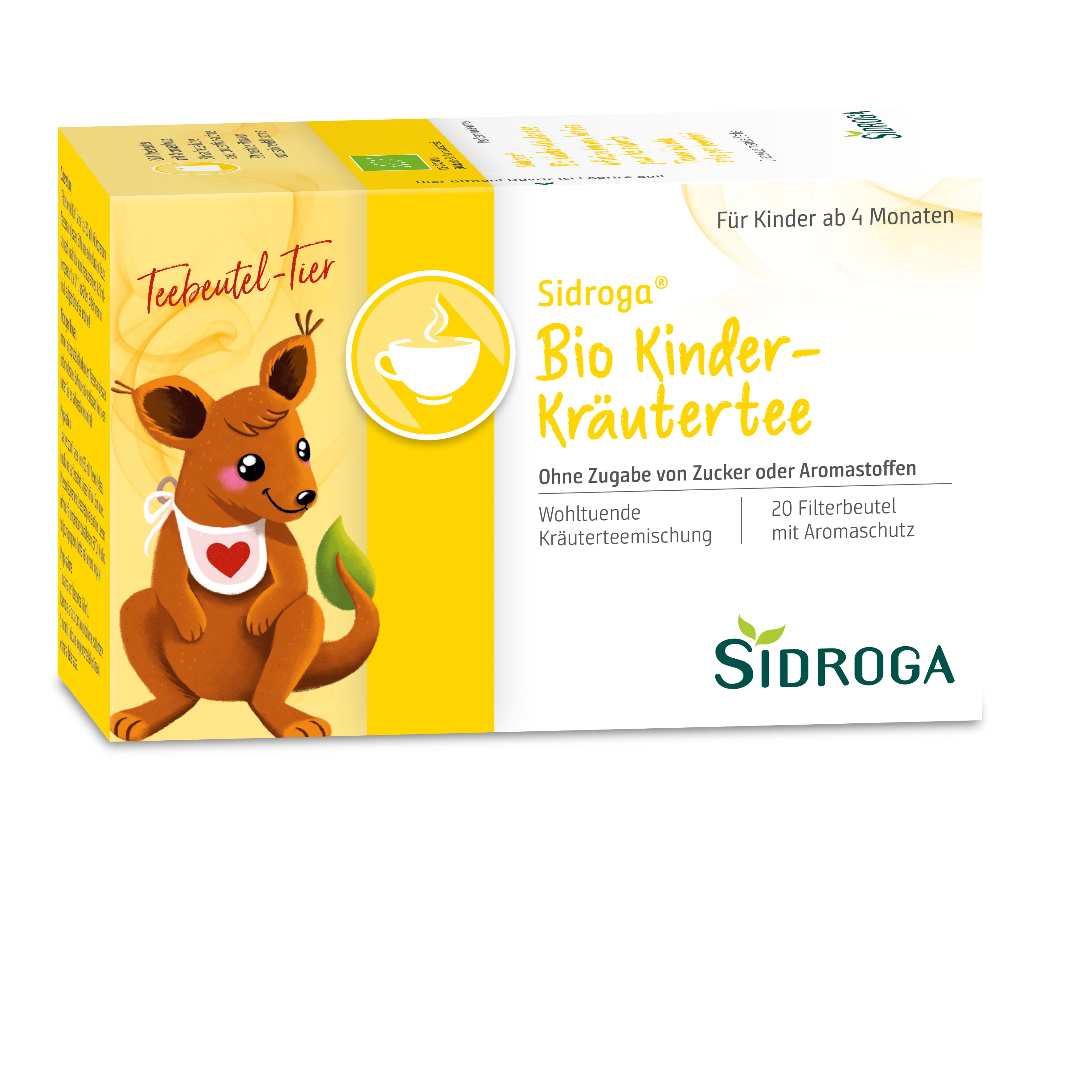 Sidroga infusion bio aux herbes pour les enfants, image principale