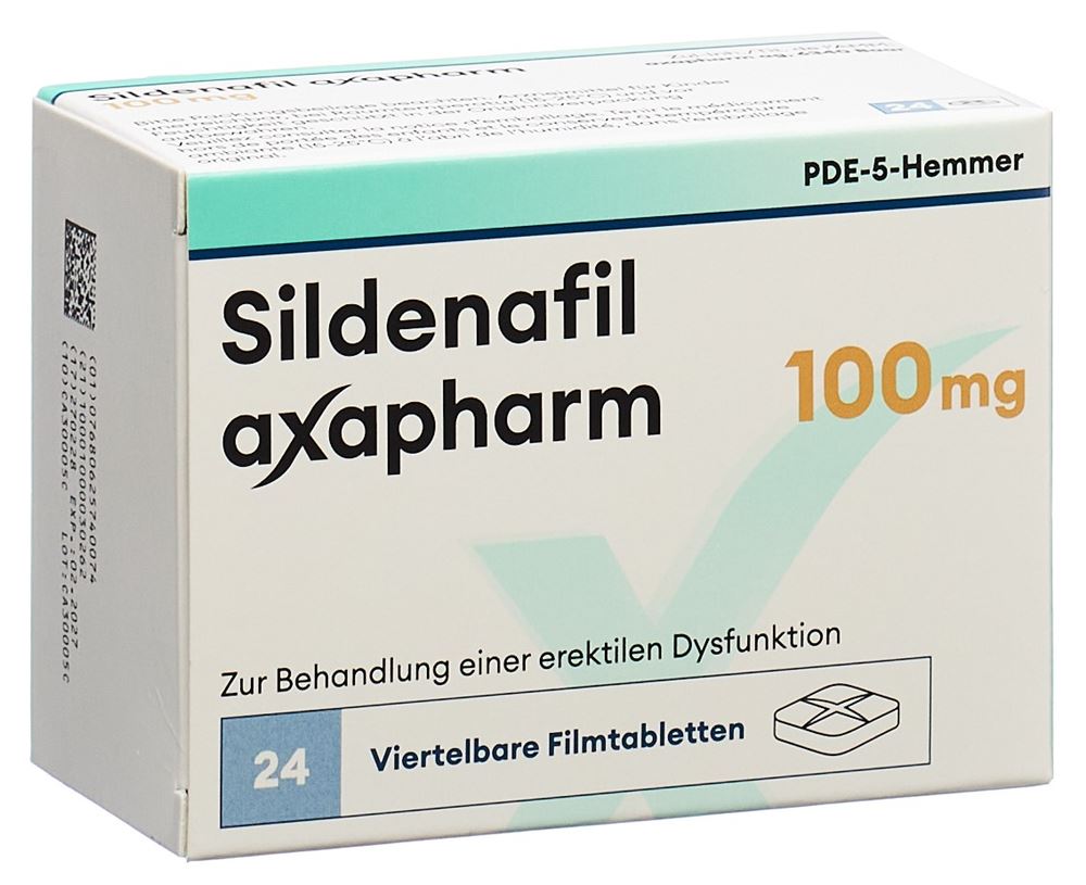 SILDENAFIL axapharm 100 mg, image principale