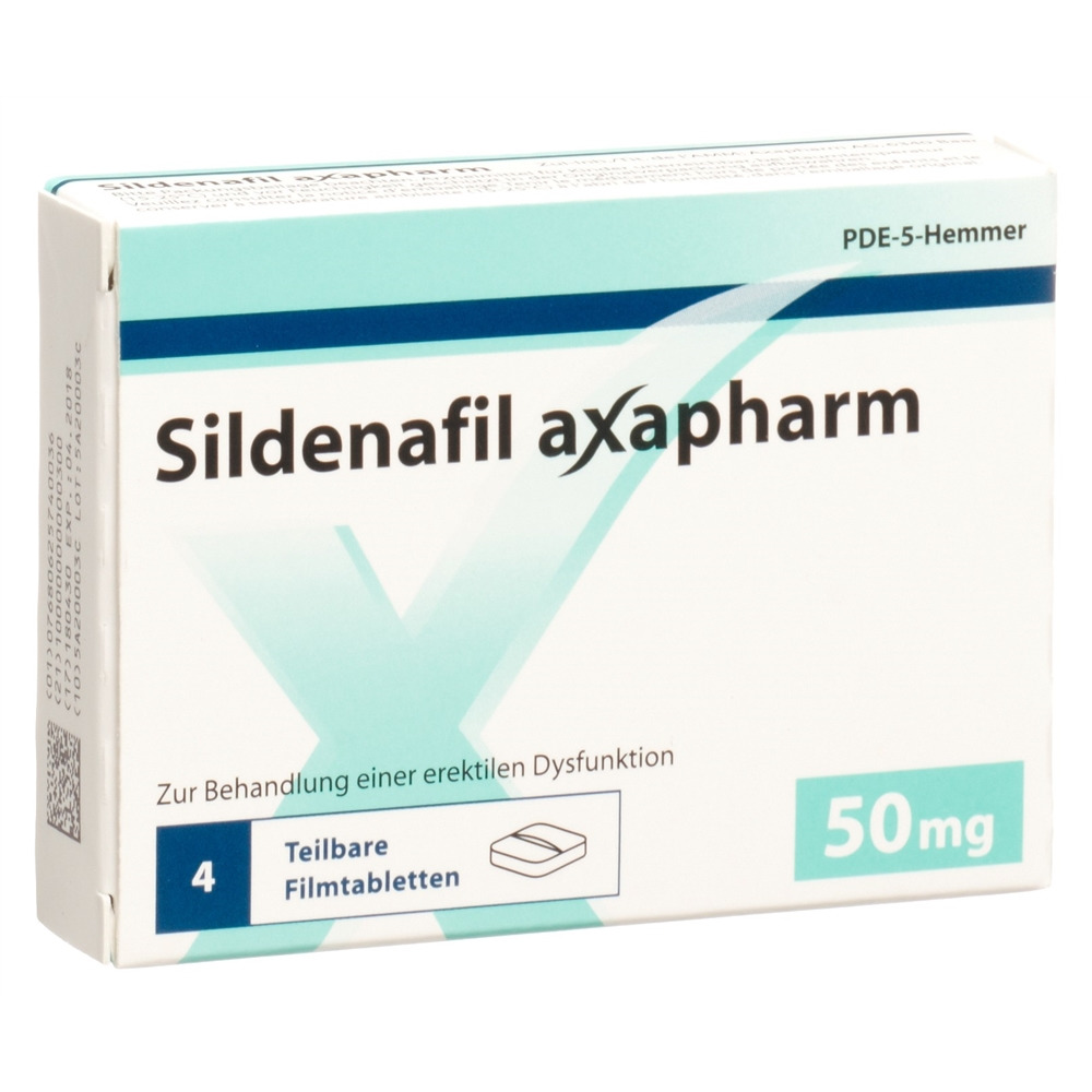 SILDENAFIL axapharm 50 mg, image principale