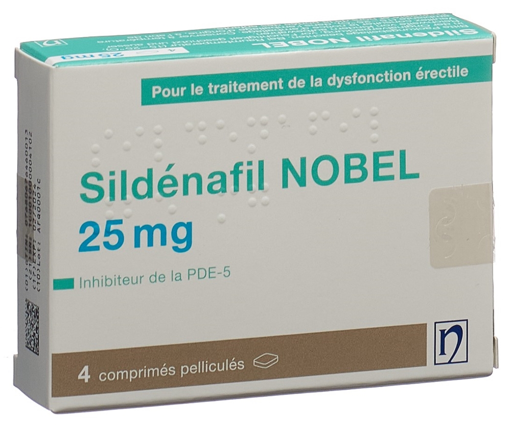 SILDENAFIL NOBEL 25 mg, image 2 sur 2