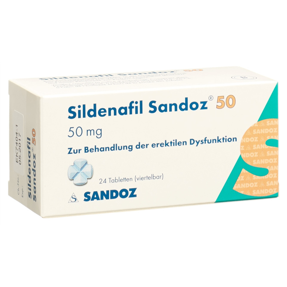 SILDENAFIL Sandoz 50 mg, image principale