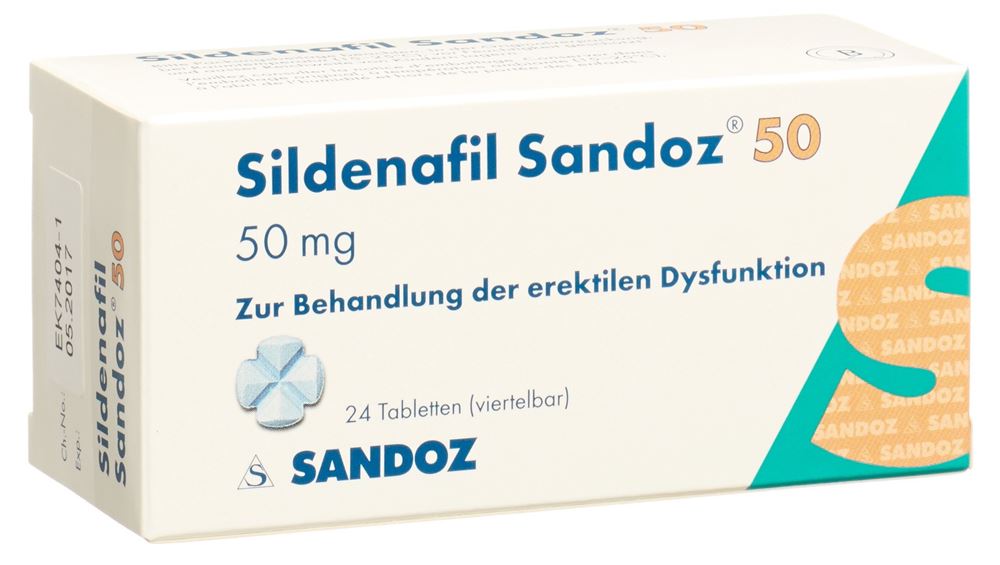 SILDENAFIL Sandoz 50 mg, Hauptbild