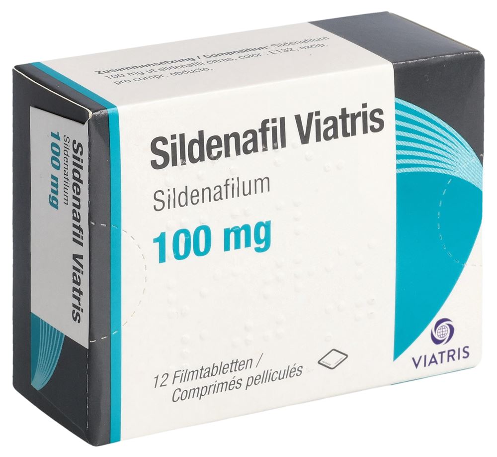 SILDENAFIL Viatris 100 mg, Hauptbild SILDENAFIL Viatris 100 mg, Hauptbild