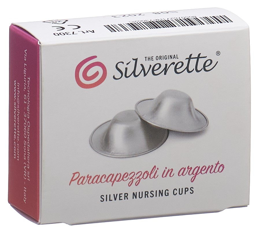 SILVERETTE coupelles d'allaitement en argent, image principale