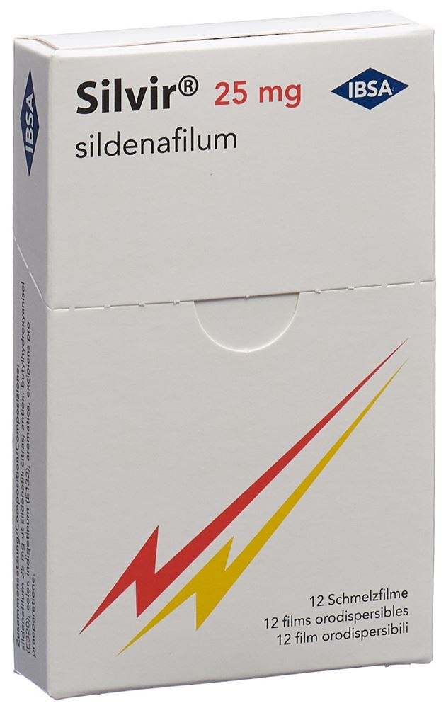 SILVIR film orodisp 25 mg blist 12 pce, image principale