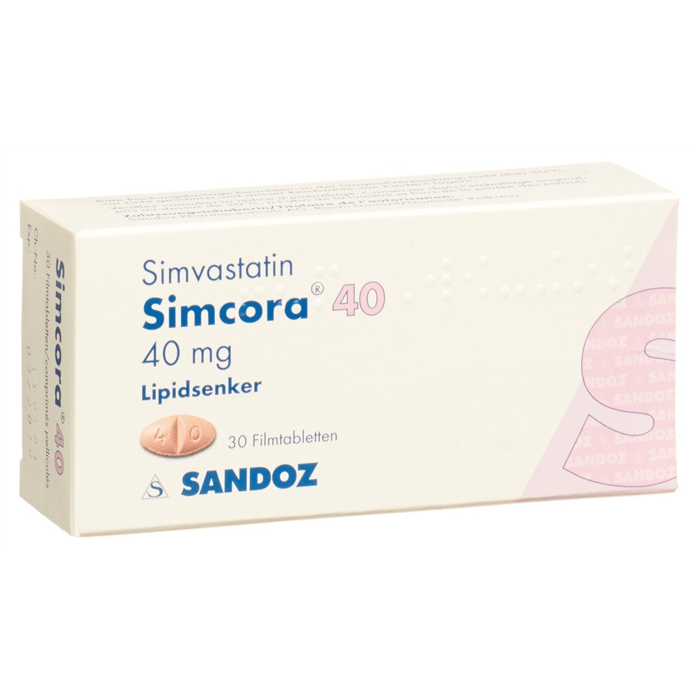 SIMCORA cpr pell 40 mg blist 30 pce, image principale