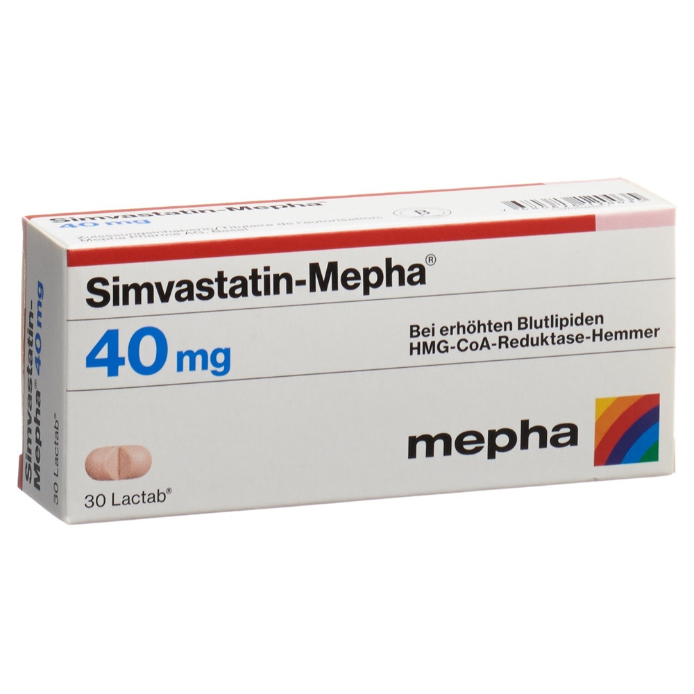 SIMVASTATINE Mepha 40 mg, Hauptbild