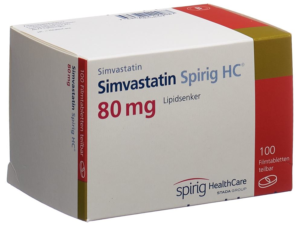 SIMVASTATINE Spirig HC 80 mg