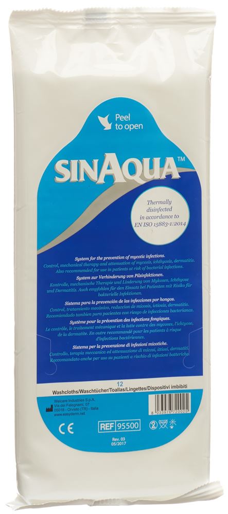 SINAQUA lingette pré-humidifiée