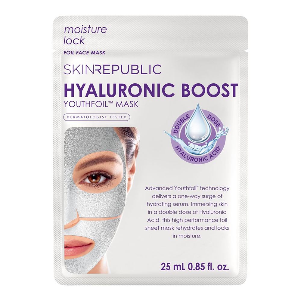 Skin Republic Hyaluronic Boost Youthfoil Face Mask