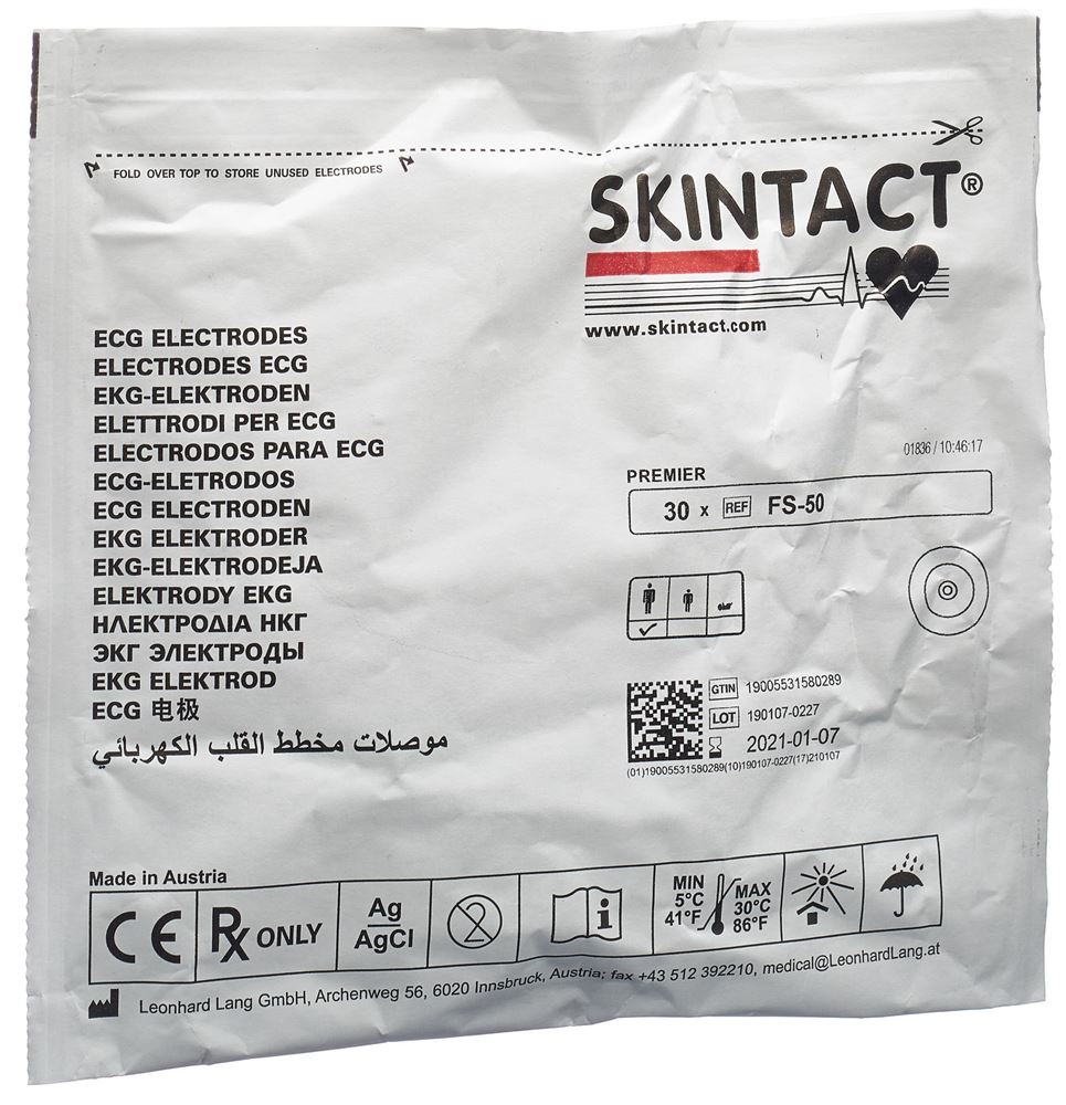 SKINTACT electrodes en mousse PE