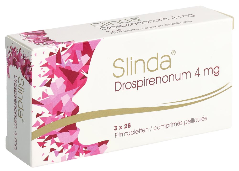 SLINDA Filmtabl 4 mg Blist 28 Stk, Hauptbild