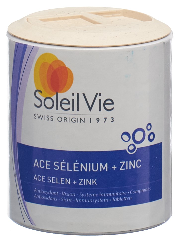 SOLEIL VIE ace sélénium + zinc 500 mg