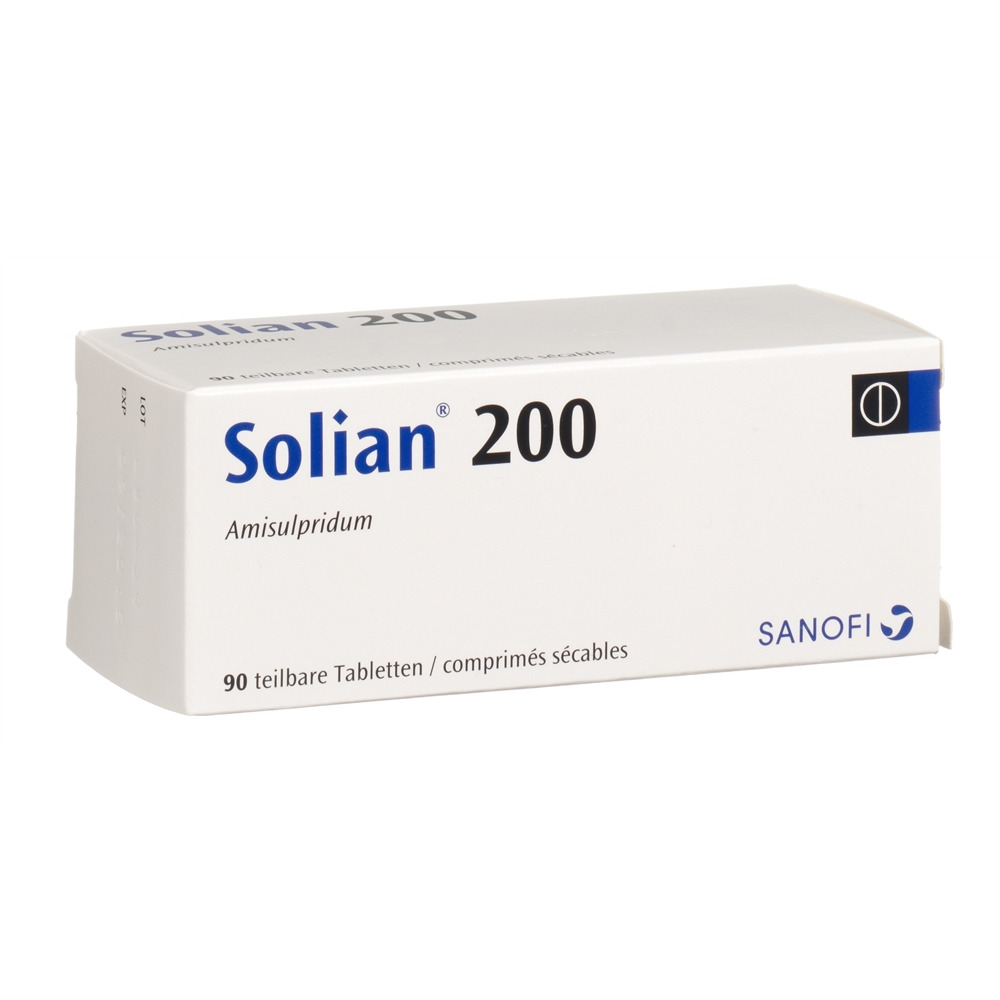 SOLIAN Tabl 200 mg teilbar Blist 90 Stk, Hauptbild
