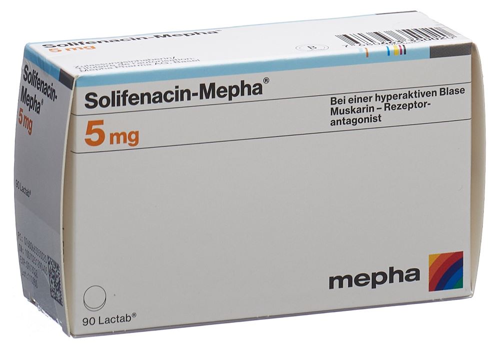 Solifenacin-Mepha Mepha 5 mg, Hauptbild