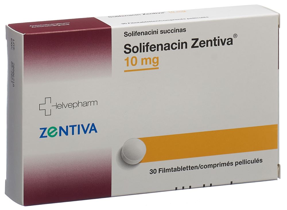 SOLIFENACINE Zentiva 10 mg, image principale