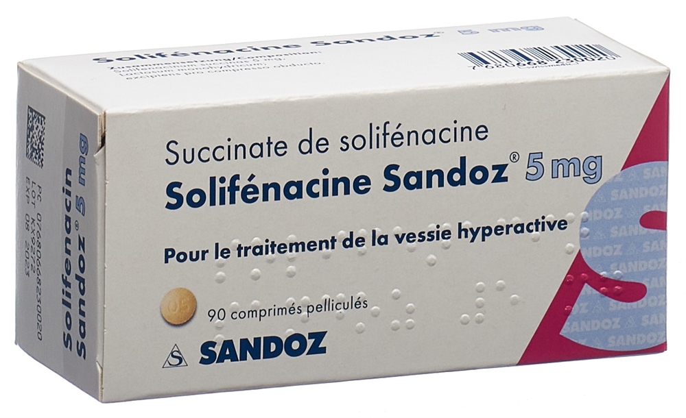 SOLIFENACINE Sandoz 5 mg, image 2 sur 2