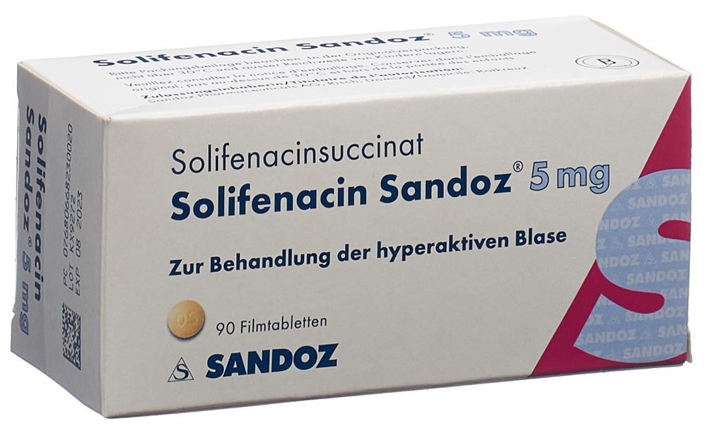 SOLIFENACINE Sandoz 5 mg, image principale