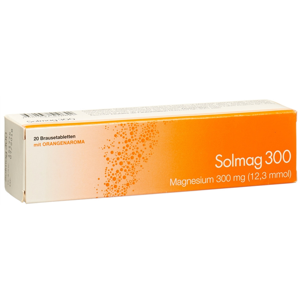 SOLMAG Brausetabl Orangenaroma Ds 20 Stk, Hauptbild