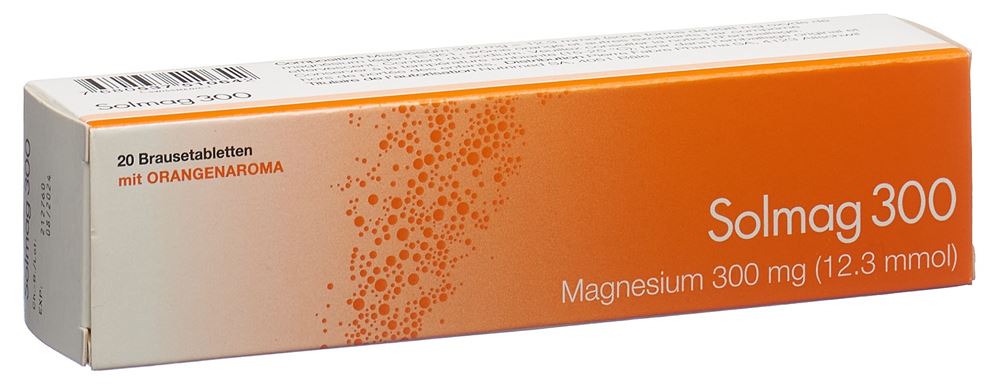 SOLMAG Brausetabl Orangenaroma Ds 20 Stk, Hauptbild