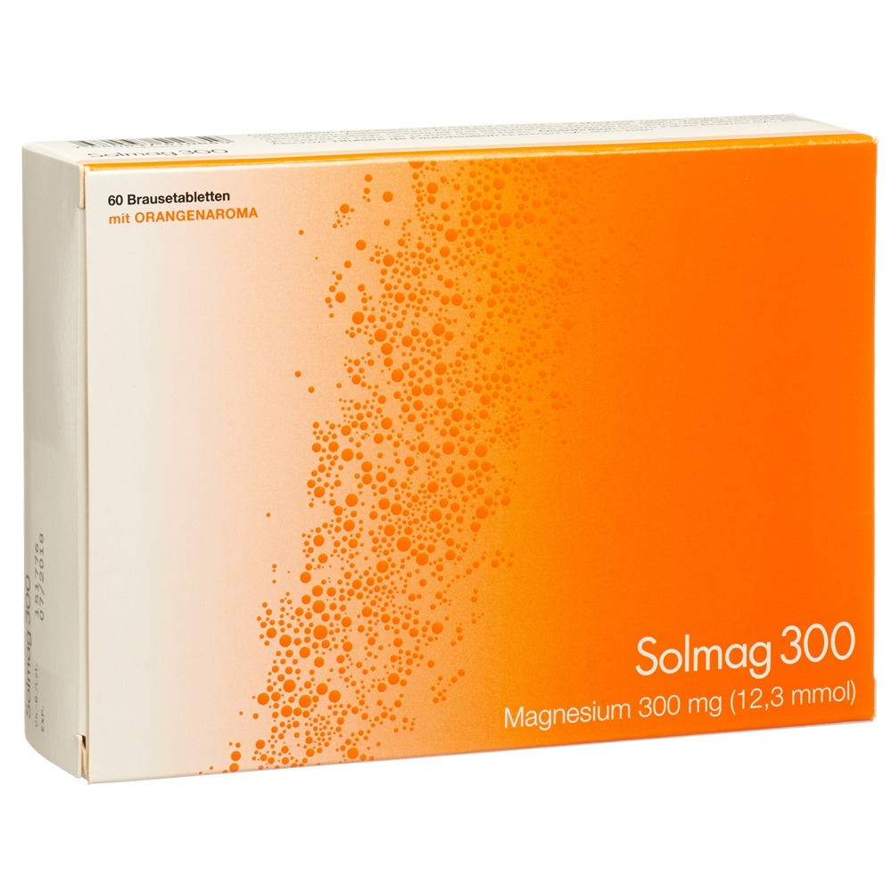 SOLMAG Brausetabl Orangenaroma Ds 60 Stk, Hauptbild