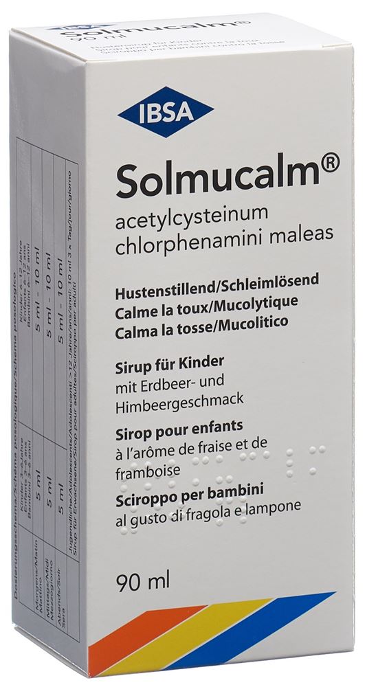 SOLMUCALM sirop enf fl 90 ml, image principale