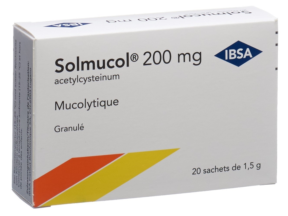 SOLMUCOL Gran 200 mg ohne Zucker Btl 1.5 g, Bild 4 von 5