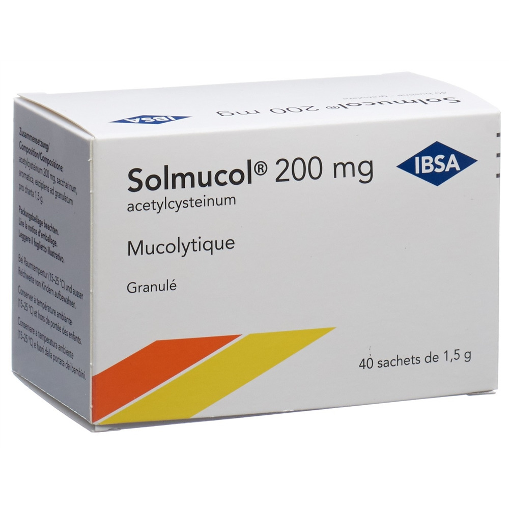 SOLMUCOL Gran 200 mg ohne Zucker Btl 1.5 g, Bild 2 von 5