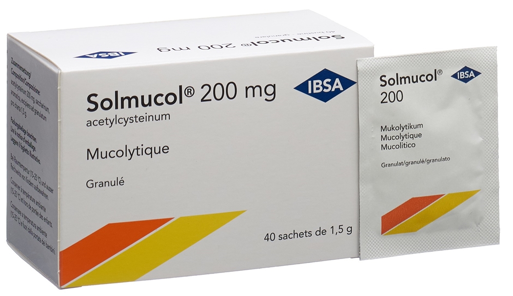 SOLMUCOL Gran 200 mg ohne Zucker Btl 1.5 g, Bild 3 von 5