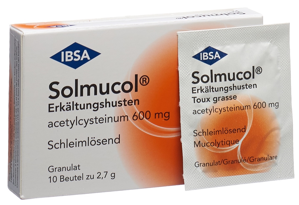 SOLMUCOL toux grasse 600 mg, image 2 sur 5