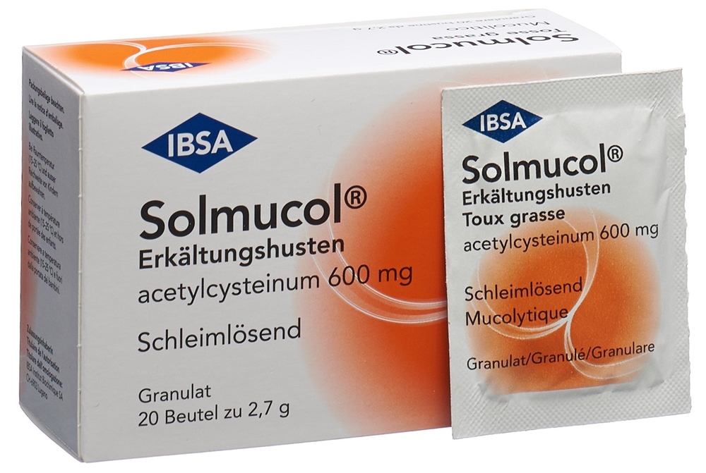 SOLMUCOL toux grasse 600 mg, image 2 sur 5