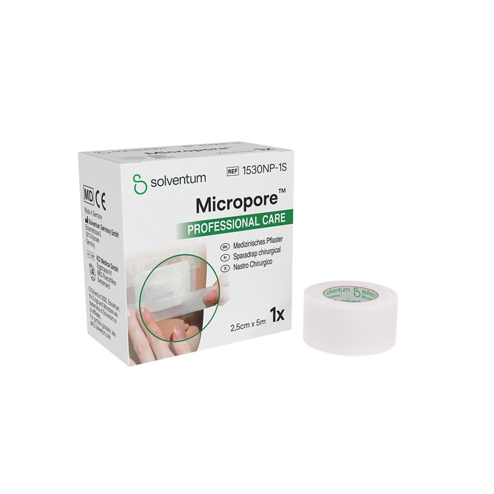 SOLVENTUM Micropore sparadrap sans dispenser