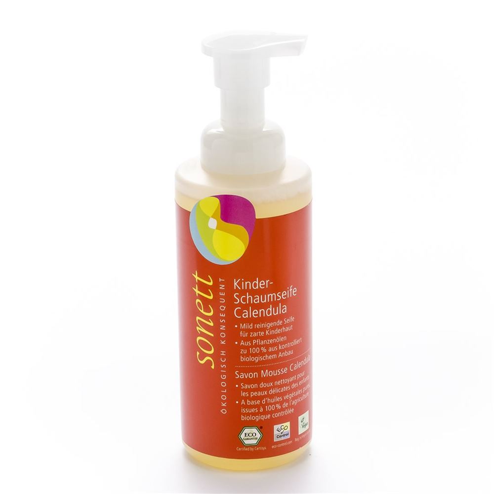 SONETT savon mousse calendula pour enfants, image principale