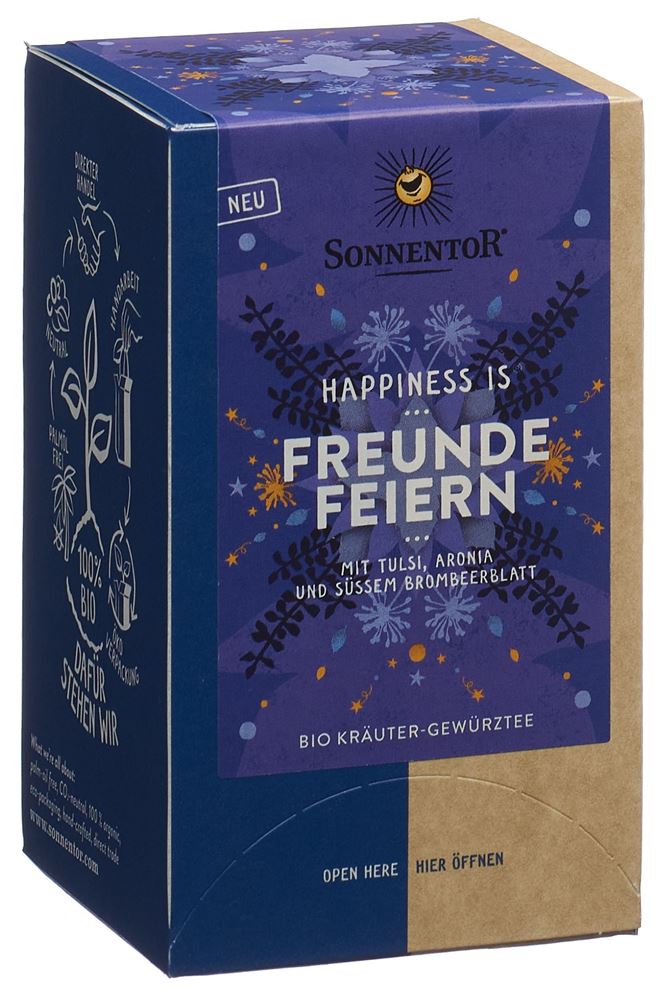 SONNENTOR Happiness is Freunde feiern Tee