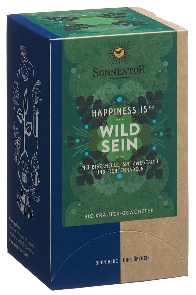 SONNENTOR Happiness is Wild sein Tee, image principale