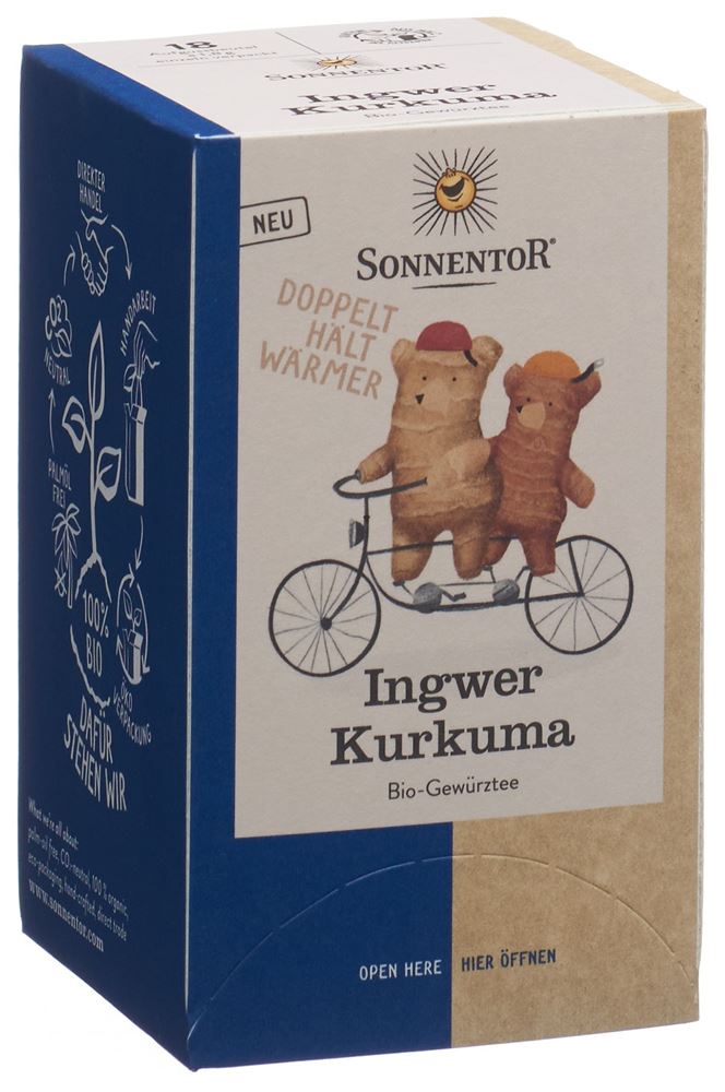 SONNENTOR Ingwer Kurkuma Tee, Hauptbild